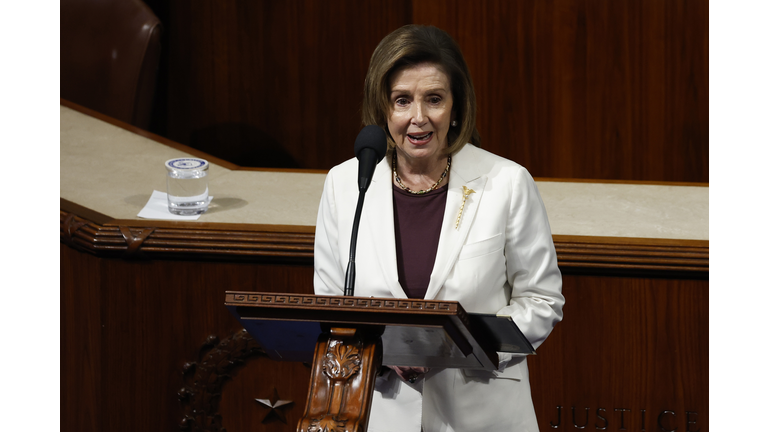 Outgoing House Speaker Nancy Pelosi Announces She's Stepping Down From Party Leadership Role