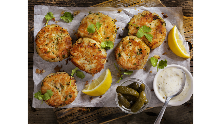 Crispy Golden Fish Cakes