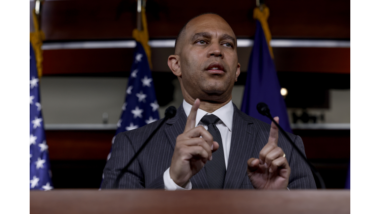 House Democratic Leadership Address The Media After Their Weekly Caucus Meeting