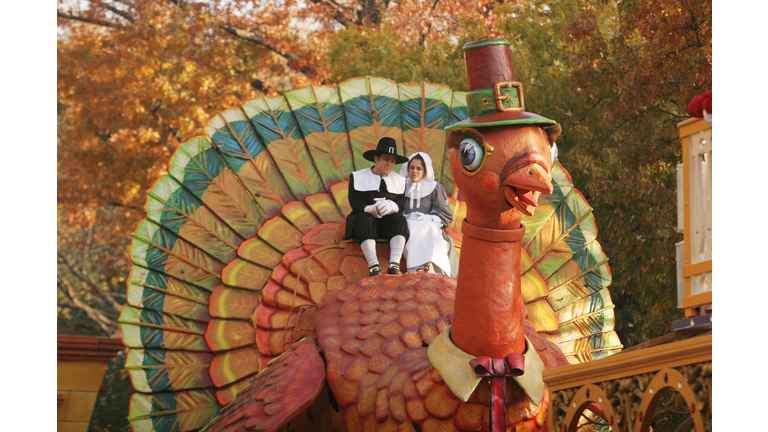 Crowds Gather For Macy's Annual Thanksgiving Day Parade