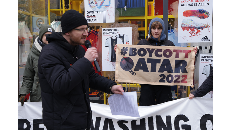 Extinction Rebellion Protest Against Qatar World Cup