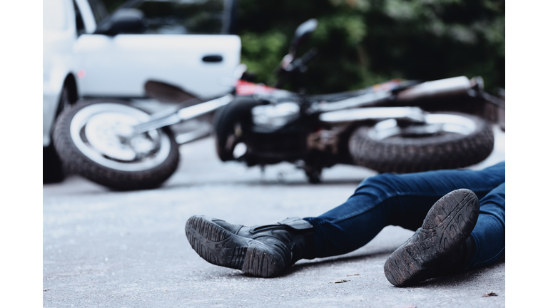 Victim of motorbike accident