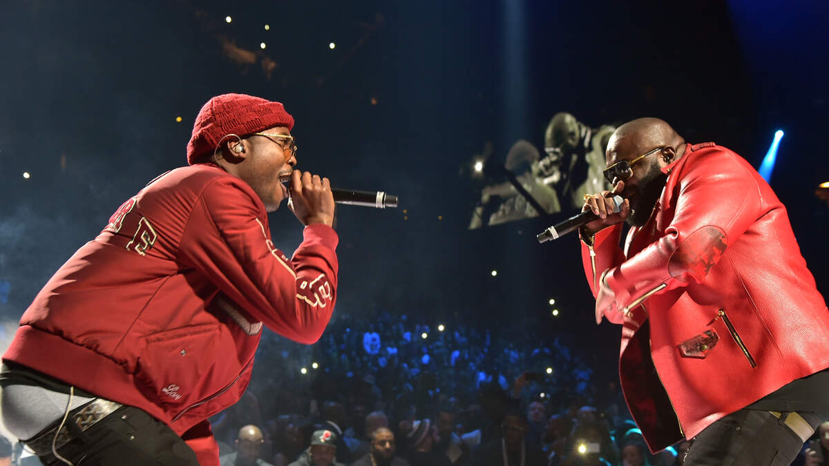 Meek Mill and Rick Ross Squash Beef, Reunite On Stage - Rap-Up