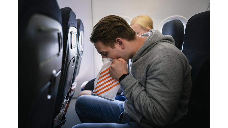 Travel Sickness on an Airplane
