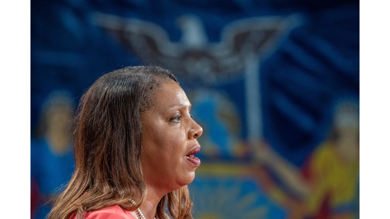 Former President Bill Clinton Attends Attends Get Out The Vote Rally For Gov. Hochul And NY Democrats