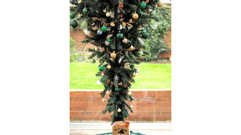 Upside down Christmas tree.