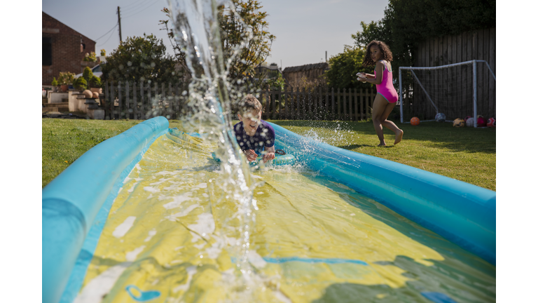 Slip n Slide Backyard Fun