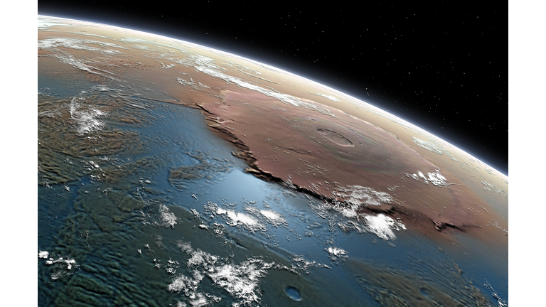 Massive Asteroid Triggered Ancient Martian Mega-Tsunami