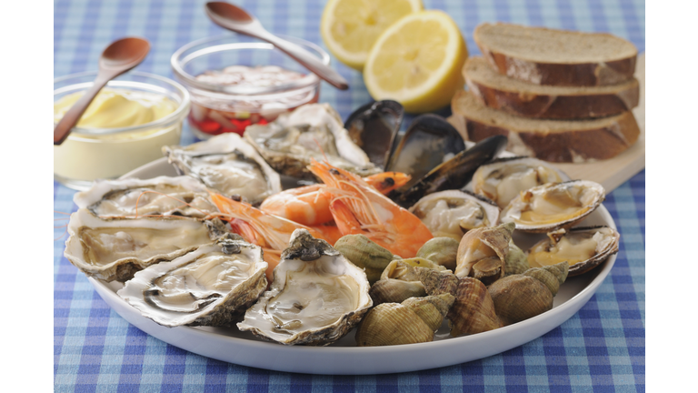 Seafood platter