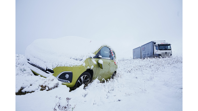 DENMARK-WEATHER-SNOW