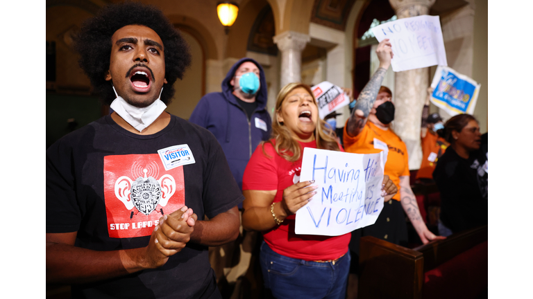 L.A. City Council Holds First In-Person Meeting Since Voting In New President