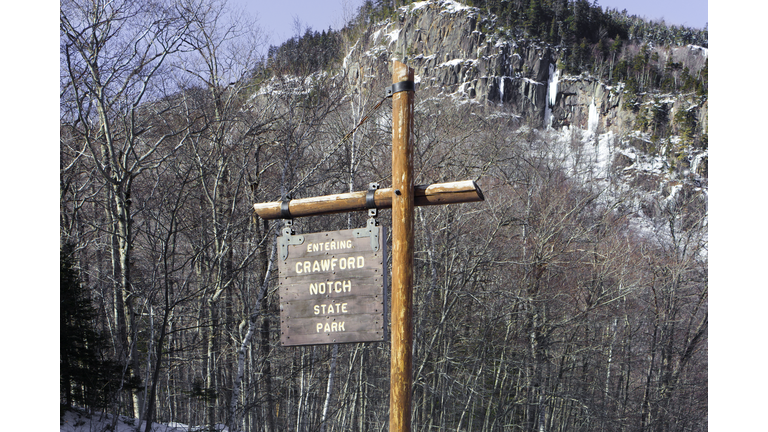 Crawford Notch State Park in New Hampshire