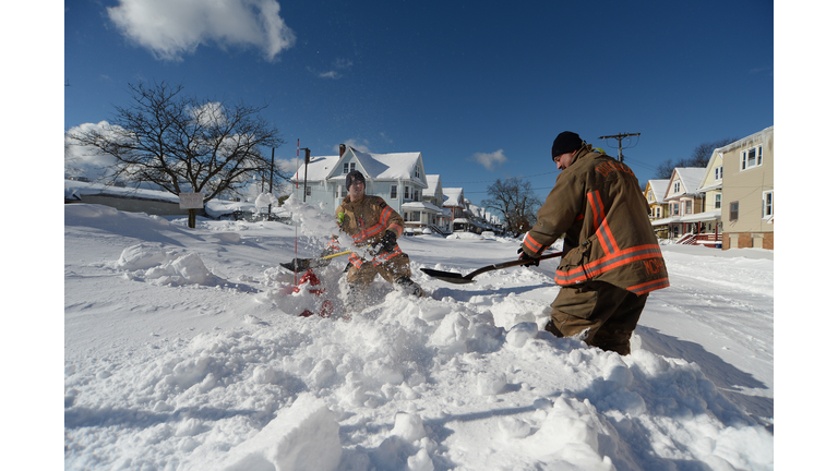 Intense Winter Storm Brings Multiple Feet Of Lake Effect Snow To Buffalo Area