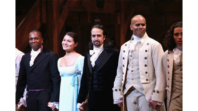 "Hamilton" Broadway Opening Night - Arrivals And Curtain Call