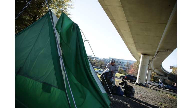 Homeless Encampment In Washington DC Park Refuses Order To Move