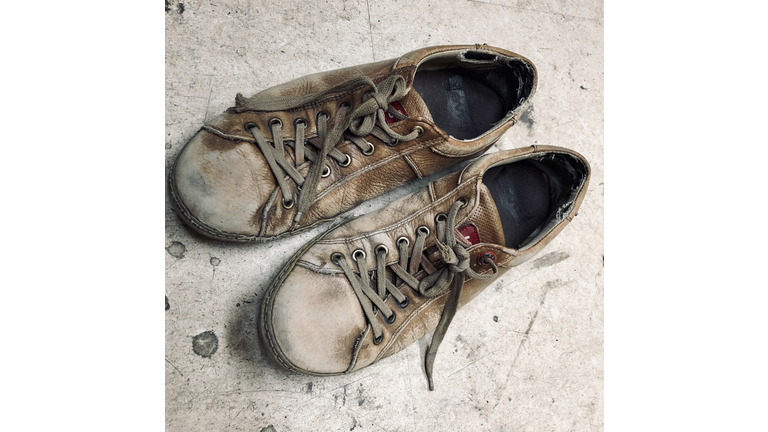 Close-Up Of Shoe On Floor
