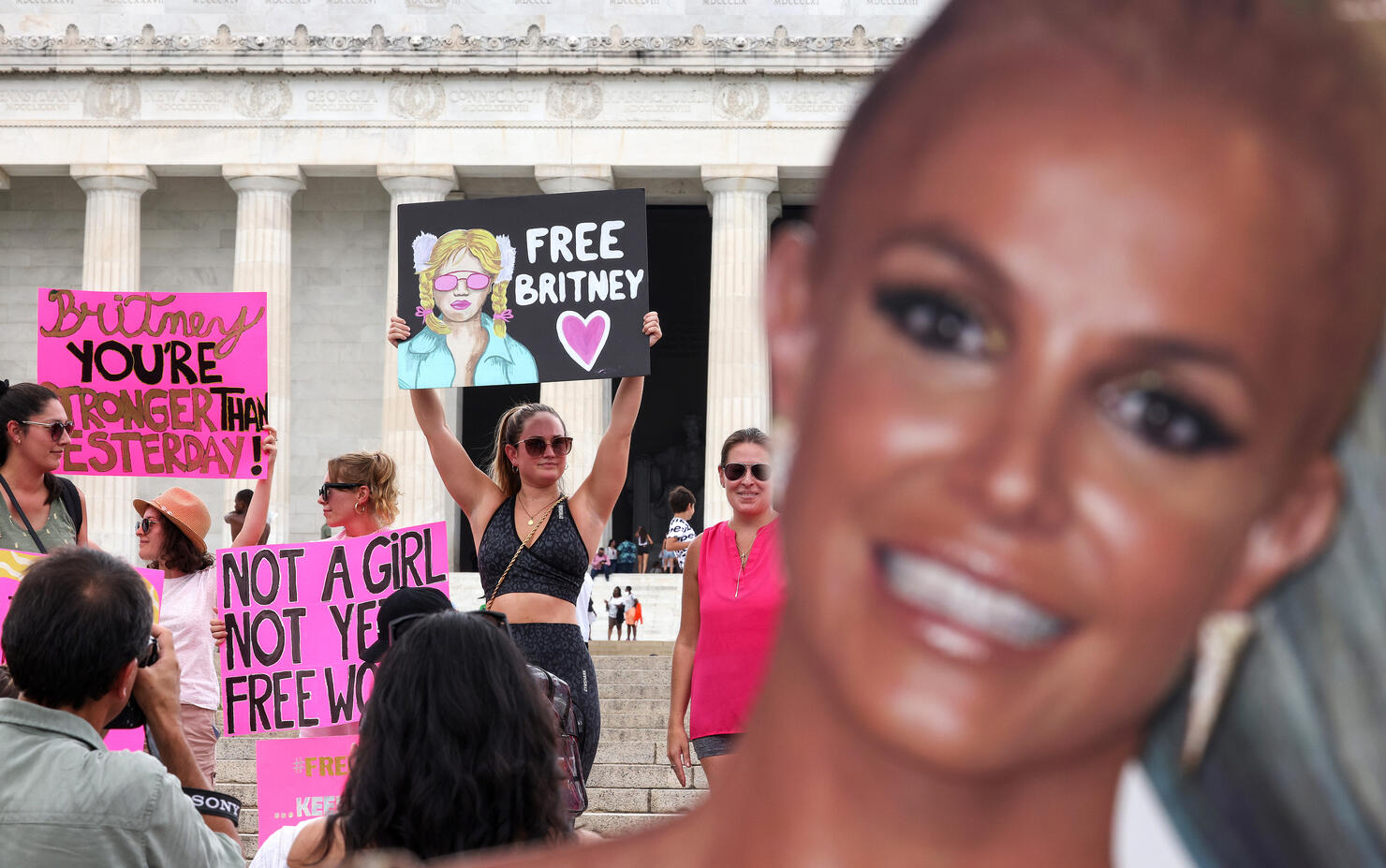 'Free Britney' Rally Held In Washington, DC