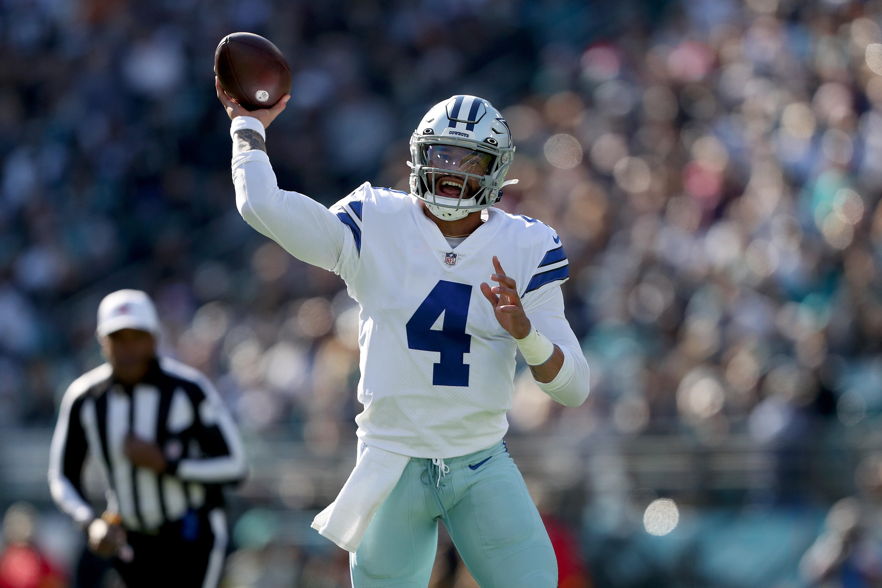 Jaguars intercept Prescott, stun Cowboys in OT