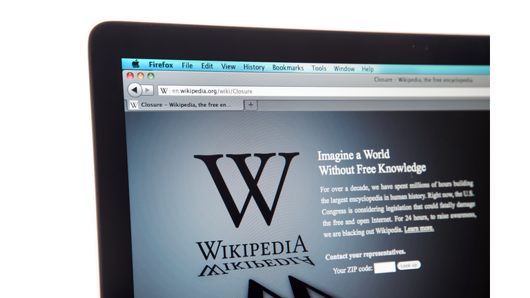 Wikipedia website internet blackout