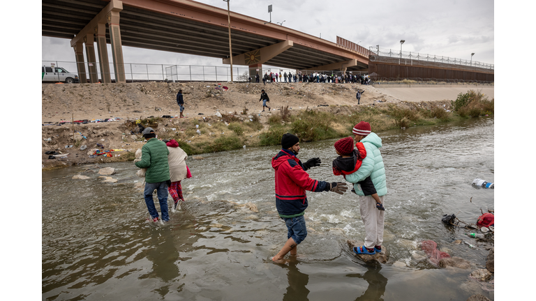 Southern U.S. Border Sees Rise In Migrant Crossings As Title 42 Policy Is Set To Expire