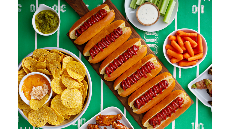 Hot dogs for game day