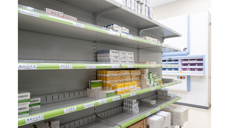 Warehouse in hospital pharmacy