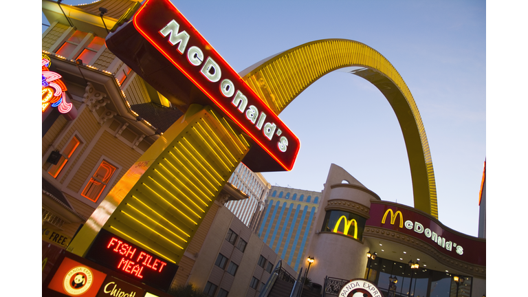 McDonalds Neon Signs on Las Vegas Boulevard