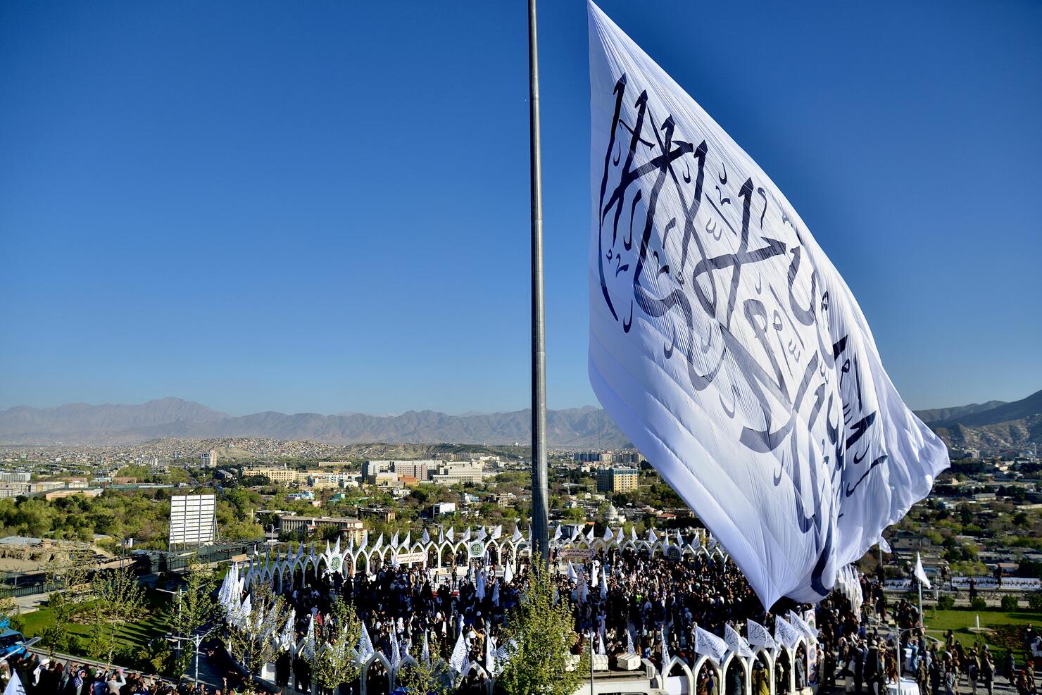 AFGHANISTAN-TALIBAN-FLAG