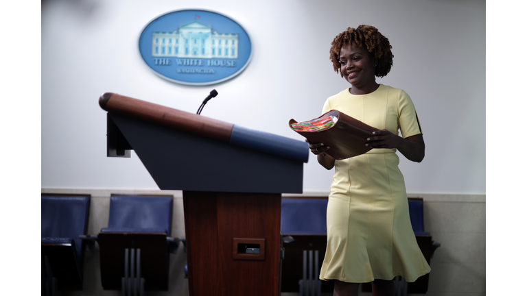 Secretary Karine Jean-Pierre Holds Monday's White House Press Briefing