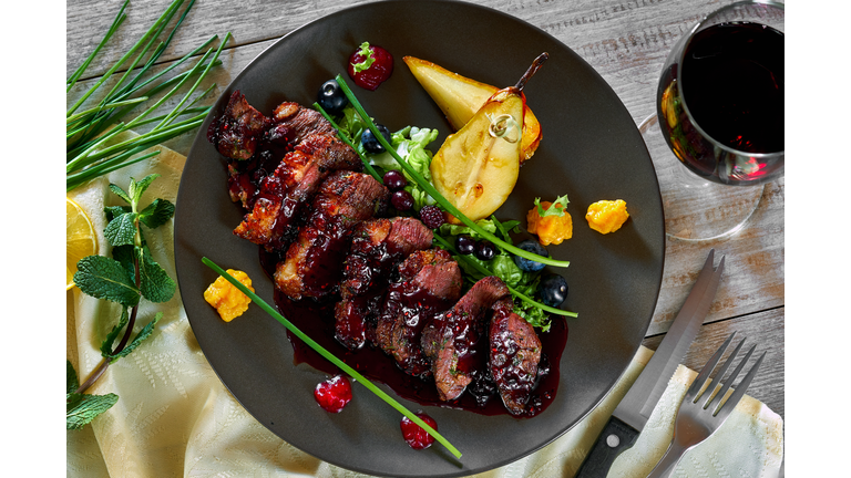 Duck meat