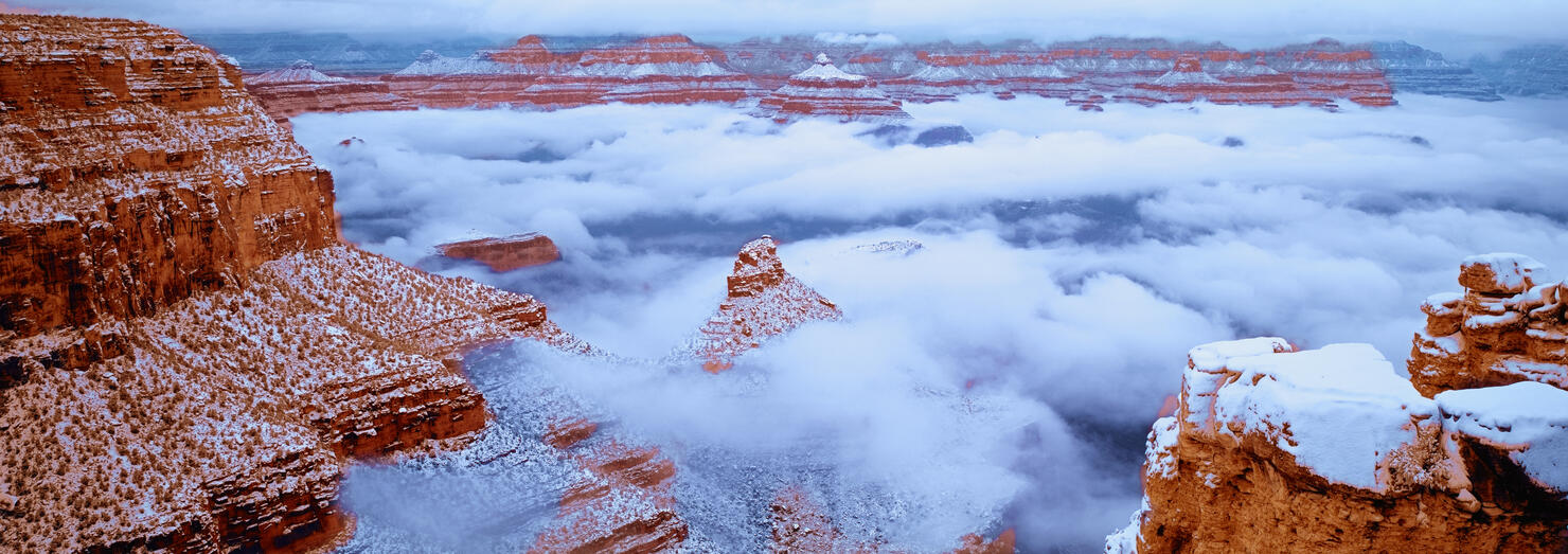Clouds Covering Grand Canyon