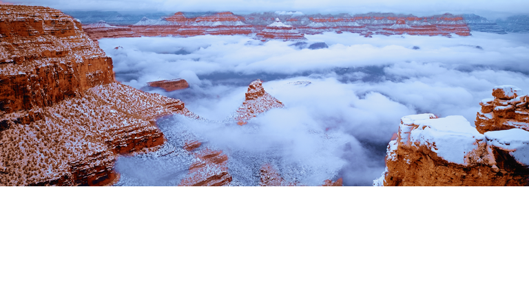 Clouds Covering Grand Canyon