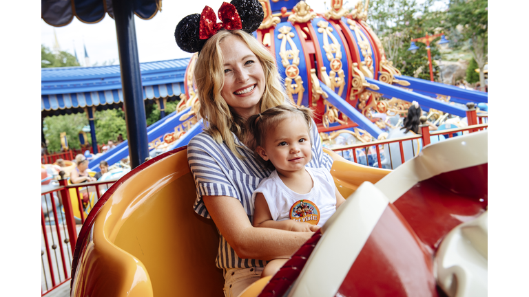 Actress Candice Accola Visits Walt Disney World