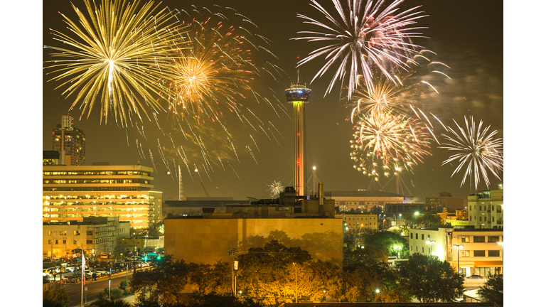 Series of fireworks in San Antonio for 2015