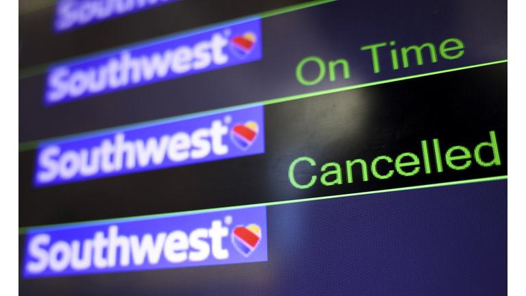 Southwest Airlines Experiences Major Flight Cancellations Across U.S.