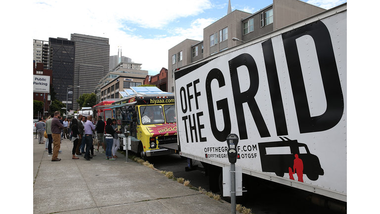 San Francisco Food Trucks Gather At Food "Markets"