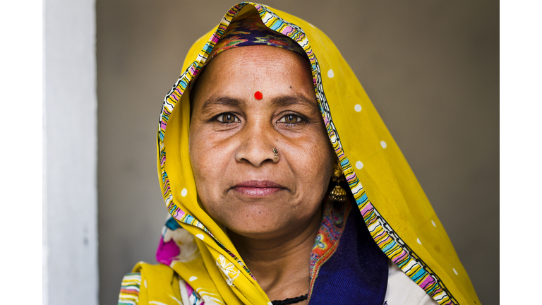 Portrait of an Indian Woman
