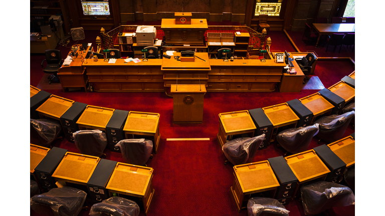 Senate Chamber at the Colorado State Capitol Building in Denver, Colorado, United States