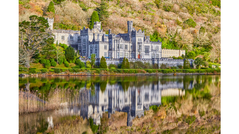 Kylemore Abbey in Connemara,Ireland