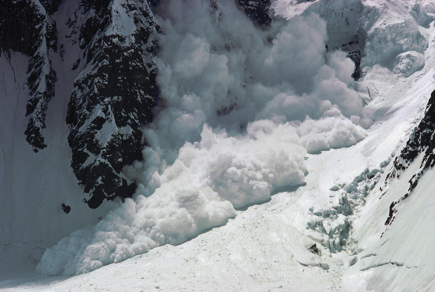 Avalanche at Savoia Pass