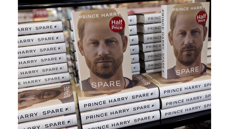 Prince Harry's Memoir "Spare" On Sale In Windsor