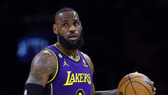 INTERVIEW: @LeBronJames nearing the scoring record & playing with Bronny!