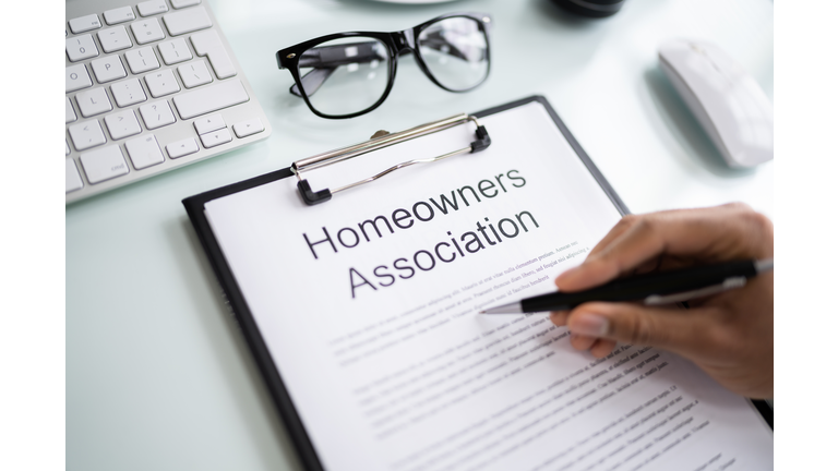 Person Reading HOA Rules