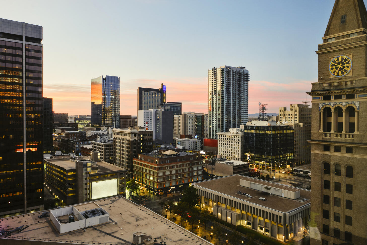 Denver Colorado Downtown Skyline