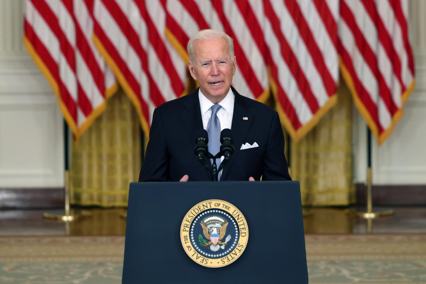 President Biden Delivers Remarks On Afghanistan