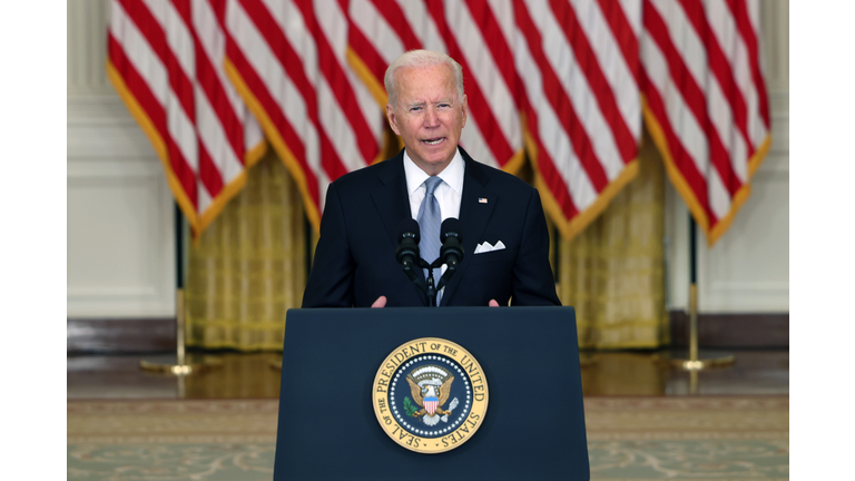 President Biden Delivers Remarks On Afghanistan