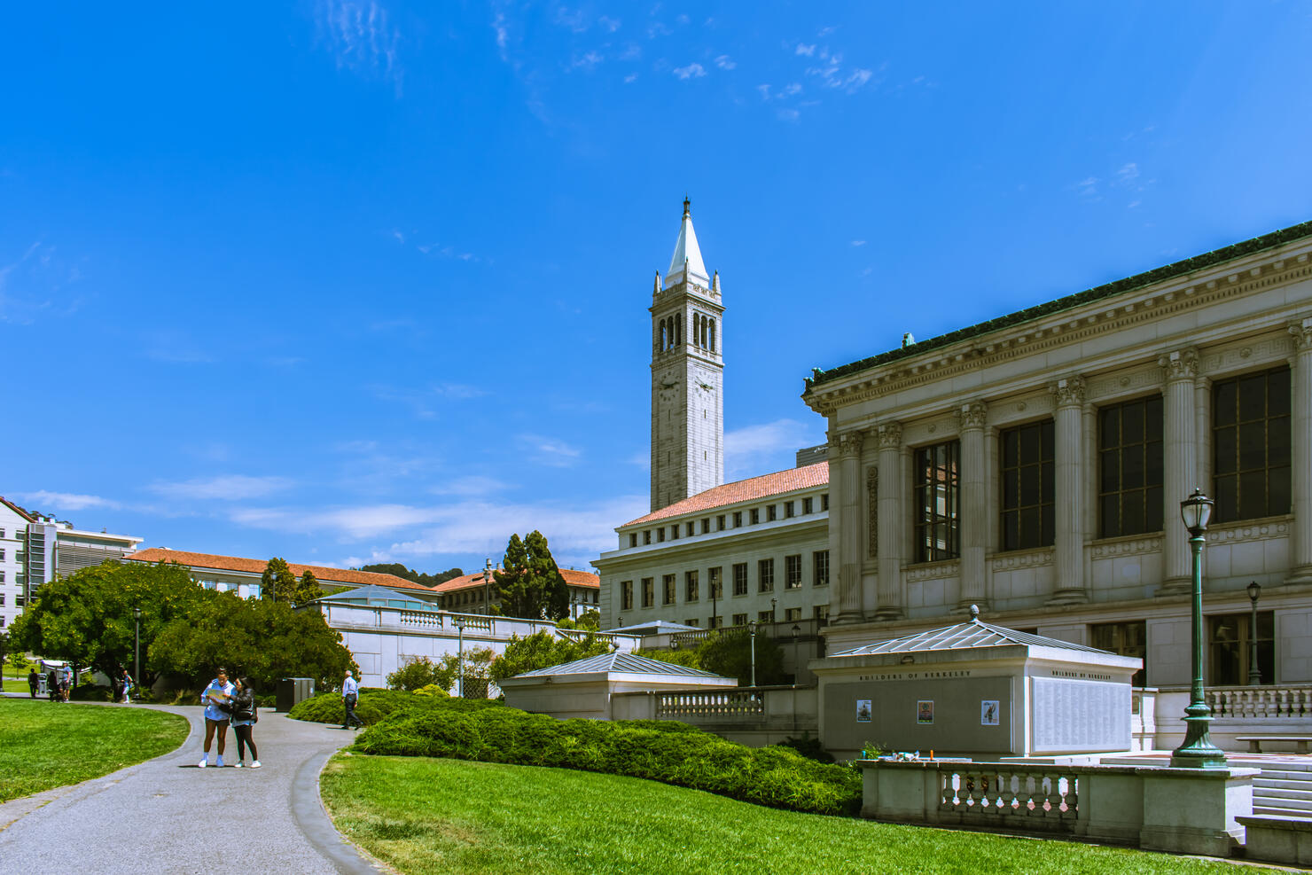 On campus at UC Berkley