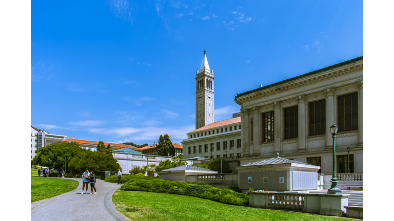 On campus at UC Berkley