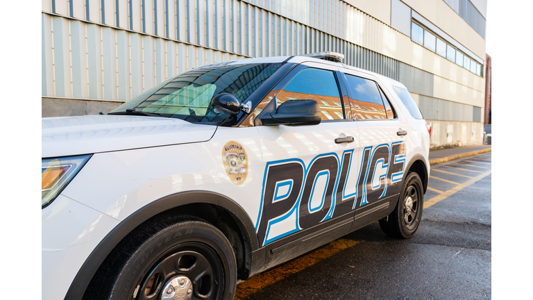 Tulane University Police department vehicle on campus in New Orleans, LA