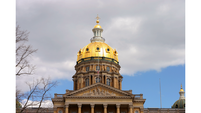 Golden Dome, Iowa state capital, Des Moines